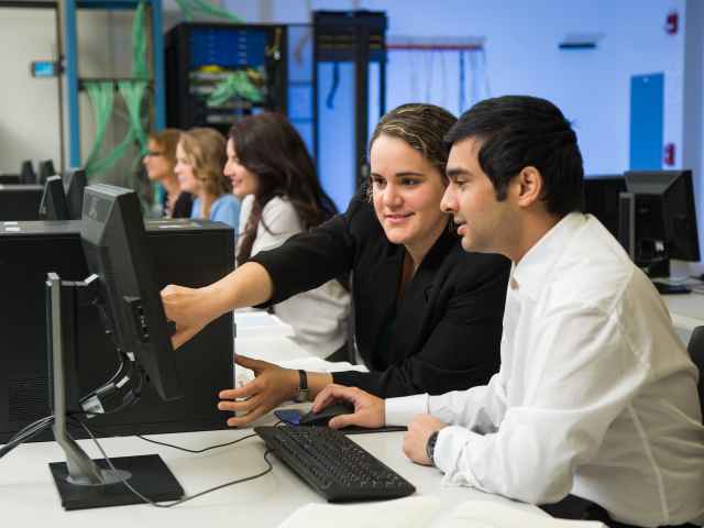 Students studying information systems technology at Seminole State College of Florida can choose a specialization in the high-demand field of cybersecurity.