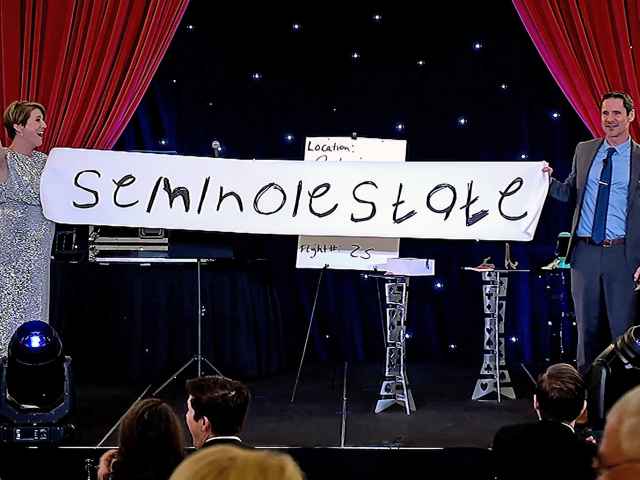 A magic act at the 2025 Dream Gala revealed "Seminole State."