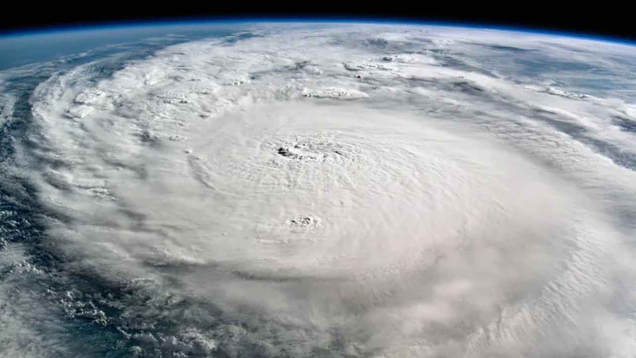 Hurricane Milton over the atlantic