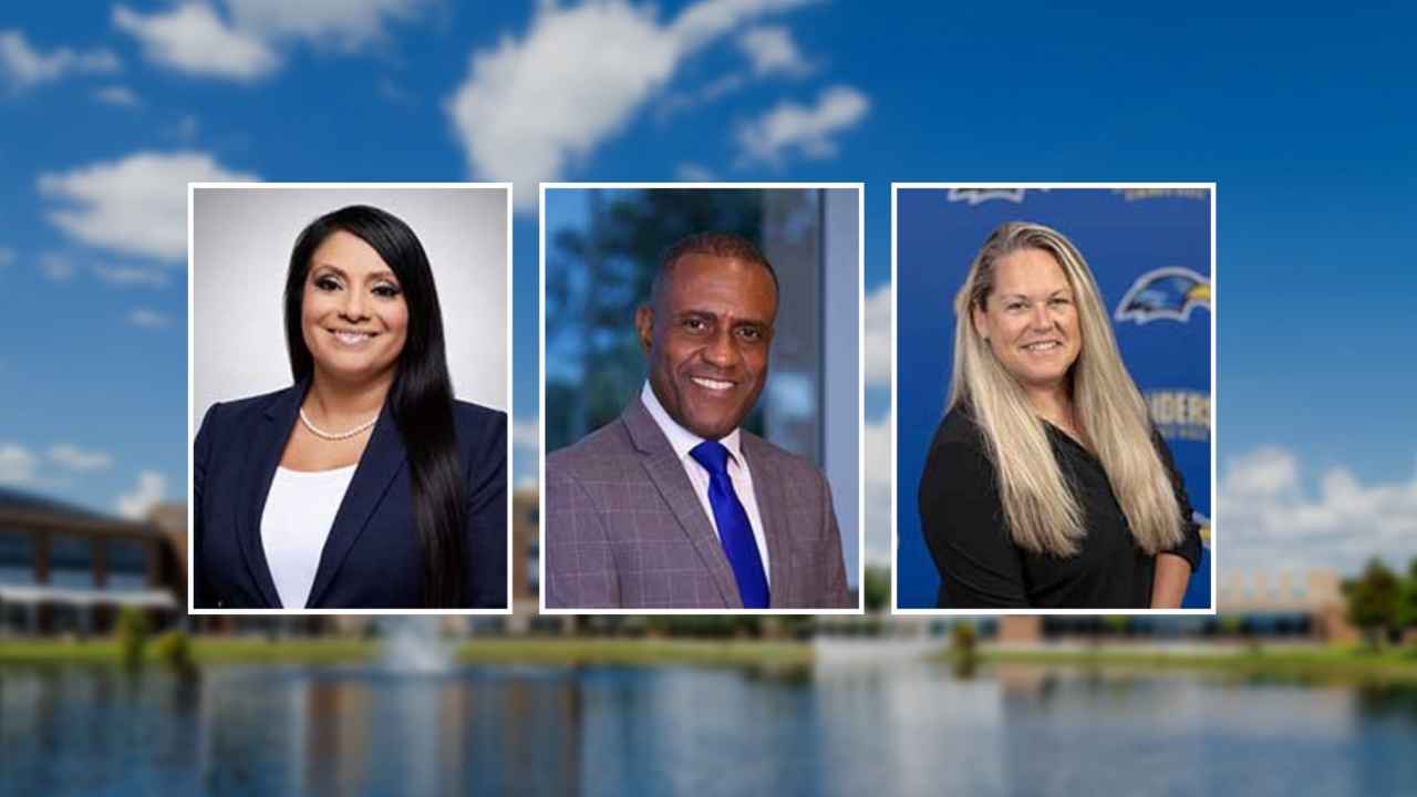 New leaders at Seminole State College include (from left), Dr. Cruz Casiano, Dr. Steven Smith and Diana Couch.