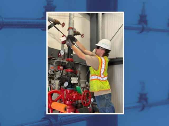 Fire sprinkler apprentice found a pathway to career success at Seminole State College.