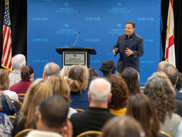Seminole State College brings nationally recognized leaders, innovators and thought leaders to campus, creating opportunities for students and the community to engage with ideas shaping the future.