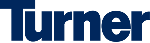 Turner in blue font on a white background.