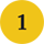 The number one in black font inside a yellow gold circle