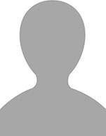 Gray silhoutte of a person on a white background