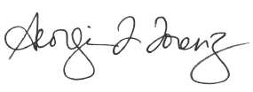 Dr. Georgia L. Lorenz's signature